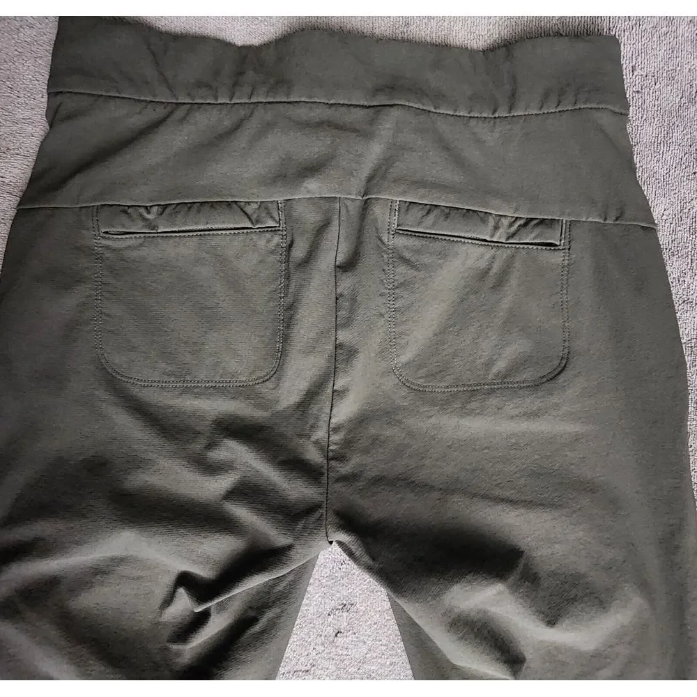Athleta Wander Stash Skinny Hiking Travel Pant In Mountain Olive Green Women's 2